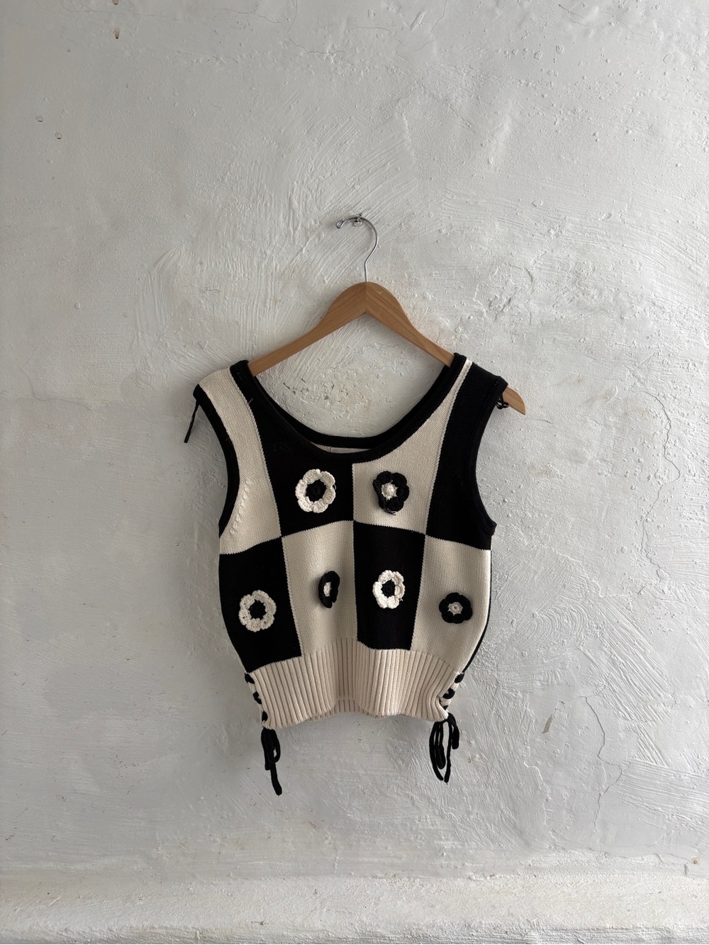Woman’s boutique 100% cotton knit sweater vest
